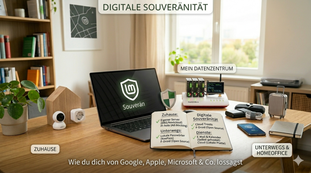 Digitale Souveränität – Wie du dich von Google, Apple, Microsoft & Co. lossagst und deine digitalen Dienste selbst betreibst